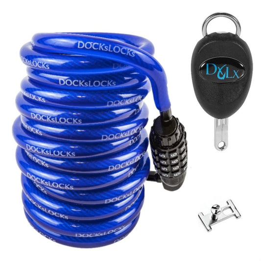 DocksLocks surfboard and SUP anti-theft security system locked to a roof rack