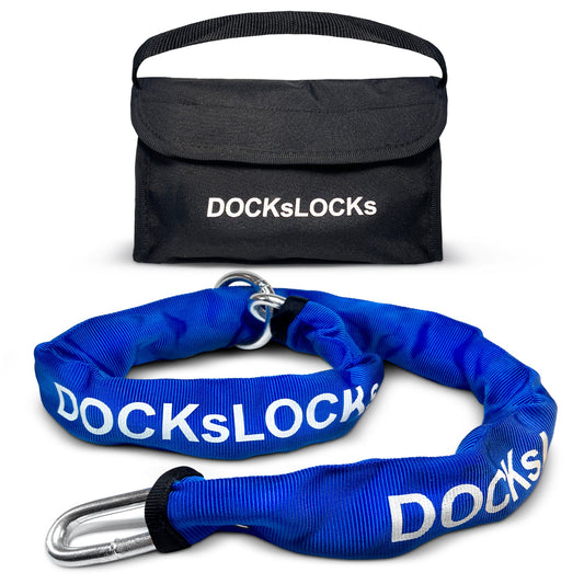 DocksLocks heavy duty cinch style cut-proof security chain and lock