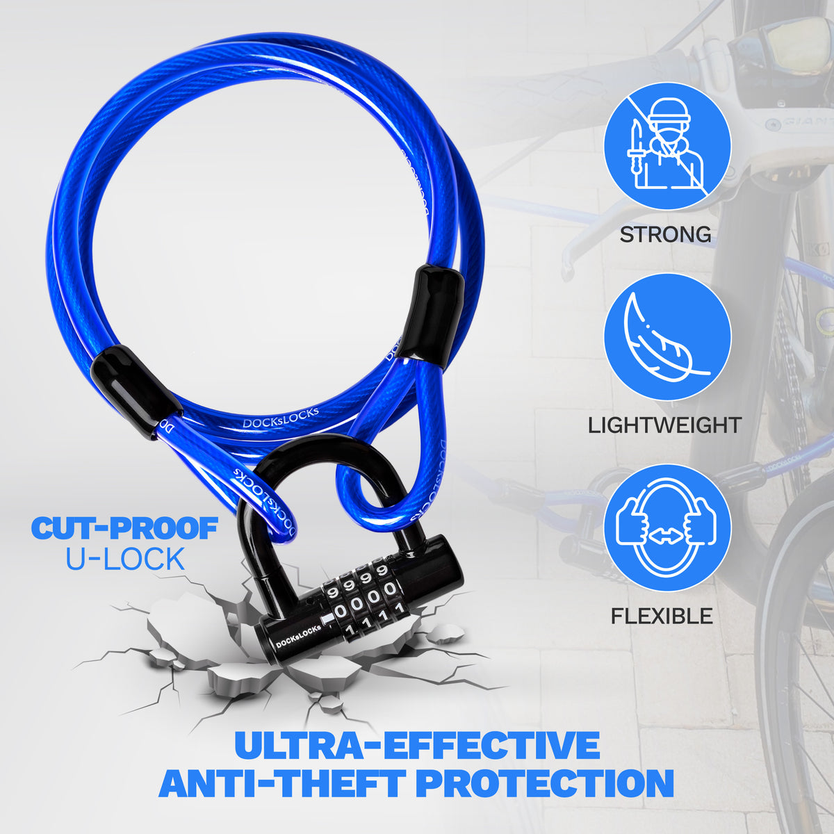 Flyt Dock Lock DocksLocks | Security for Kayaks Surfboards SUPs | FREE Shipping