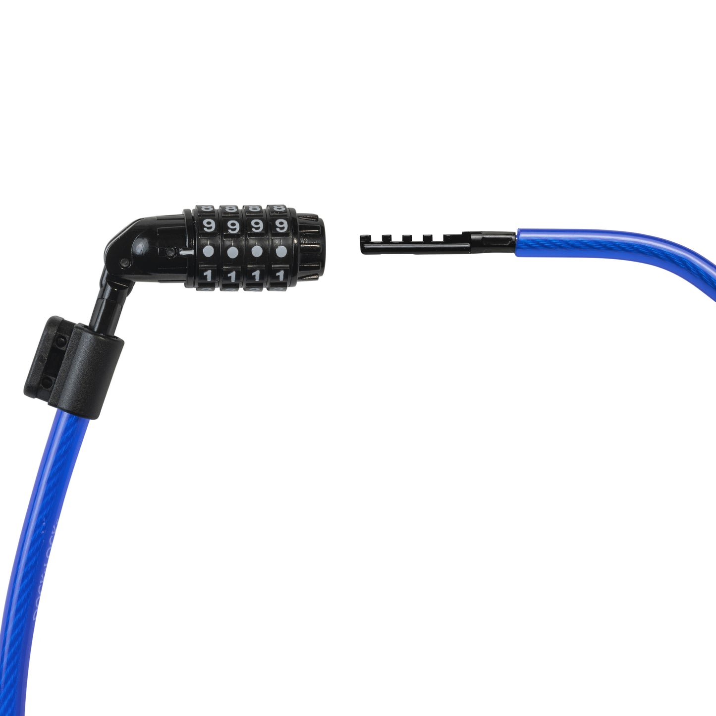 DocksLocks® Bike and Scooter Straight Security Cable Lock with Resettable Combination and Mounting Bracket (2' or 4')