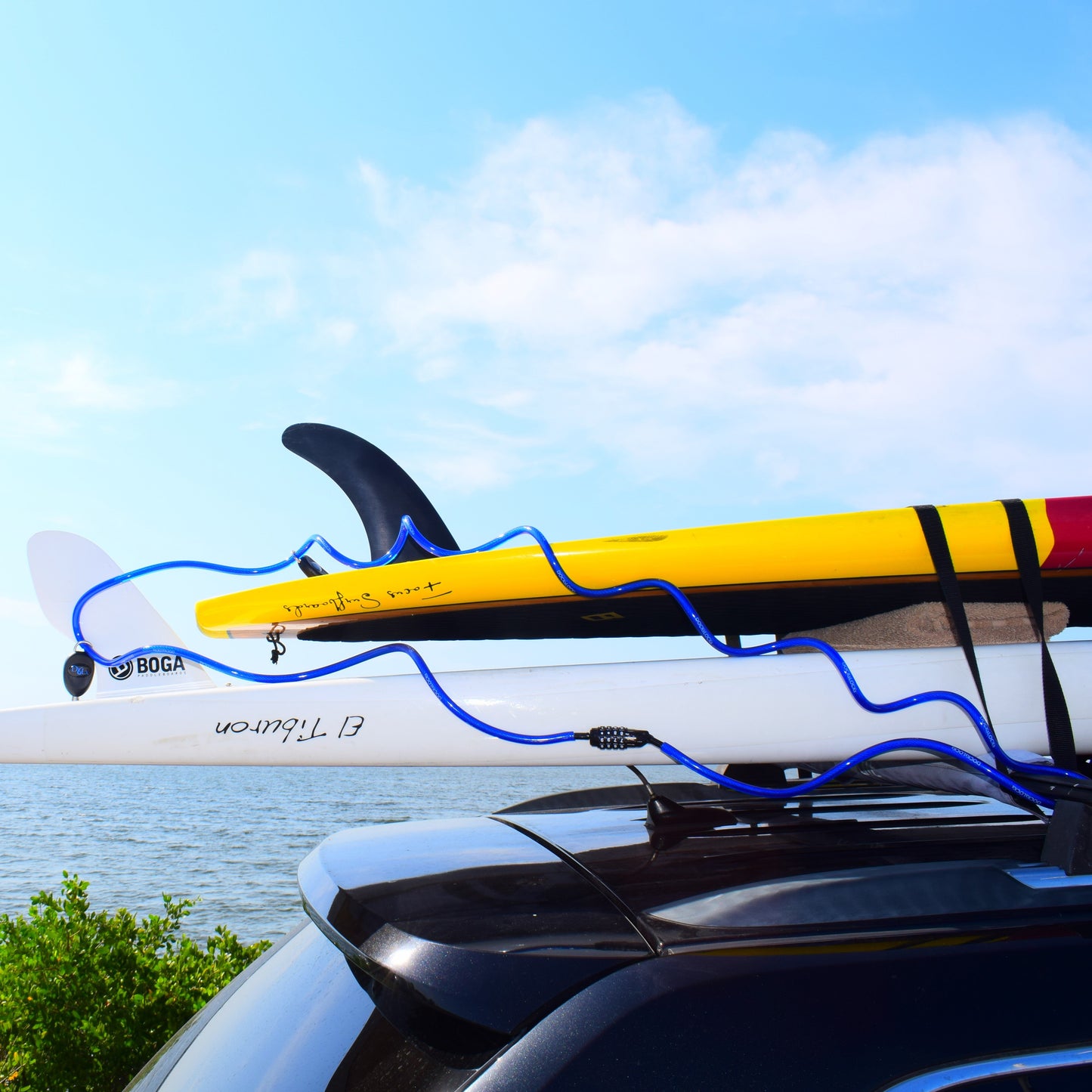 DocksLocks® Jaws SUP Paddleboard und Surfboard Anti-Diebstahl-Sicherheitsschloss 